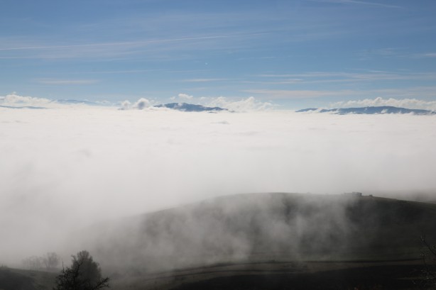 Foto - Görenleri mest eden görüntü! Sivas sis denizinde kayboldu