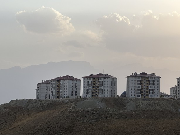 Foto - Görenleri şaşkına çeviren anlar! Dağlar kayboldu