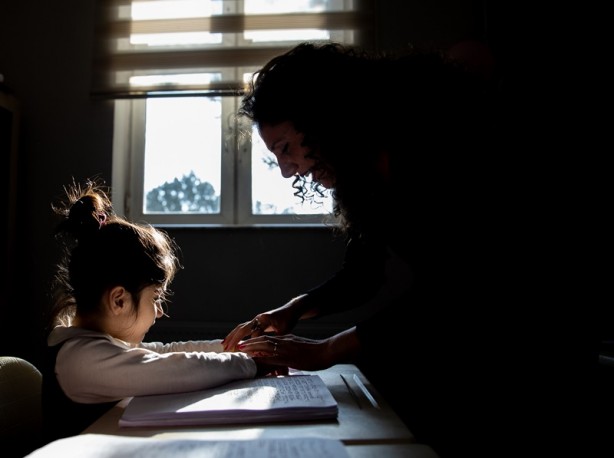 Foto - Görme engelli çocukları için Braille alfabesi öğreniyorlar