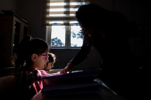 Foto - Görme engelli çocukları için Braille alfabesi öğreniyorlar