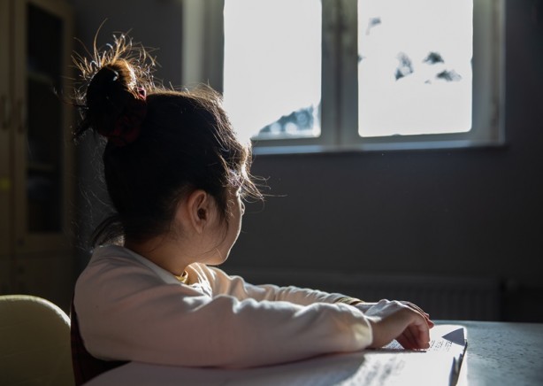 Foto - Görme engelli çocukları için Braille alfabesi öğreniyorlar