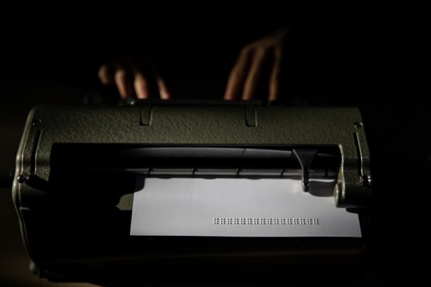 Foto - Görme engelli çocukları için Braille alfabesi öğreniyorlar