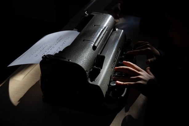 Foto - Görme engelli çocukları için Braille alfabesi öğreniyorlar