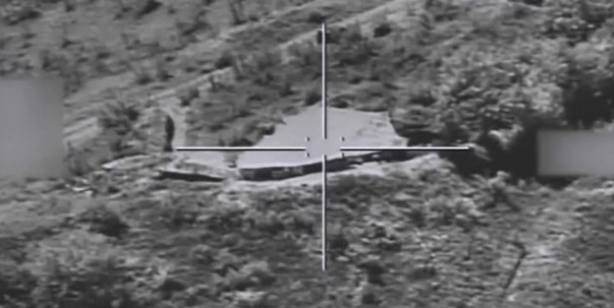 Görüntüler dünyaya servis edildi... Ermenistan mevzileri böyle vuruldu