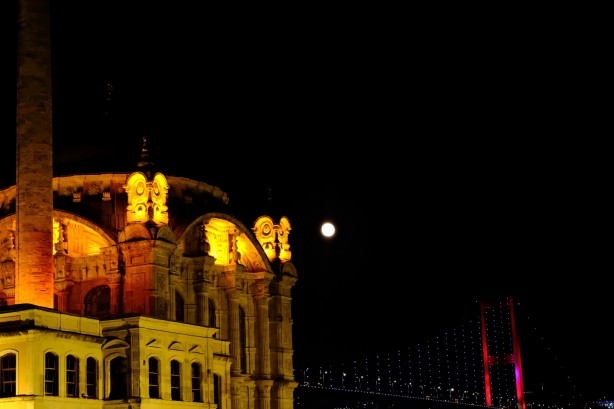 Foto - Görüntüler mest etti! İstanbul'da eşsiz dolunay manzarası