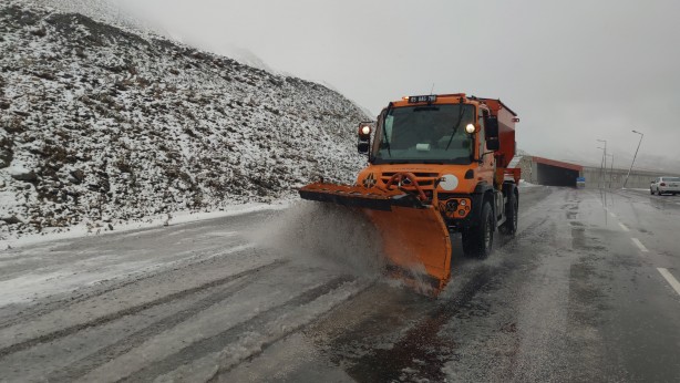 Foto - Görüntüler Türkiye'den! Karla mücadele erken başladı