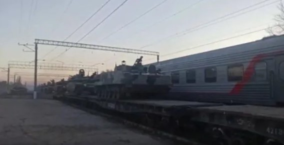 Foto - Görüntüler yayınlandı! Rus askerleri çekiliyor