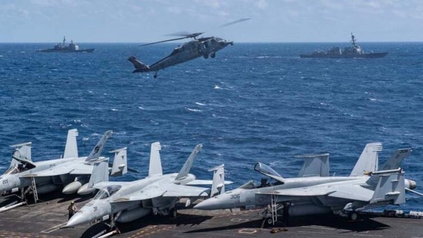 Foto - Görüntüleri resmi televizyon yayınladı! Karadeniz'e çıkarma yaptılar