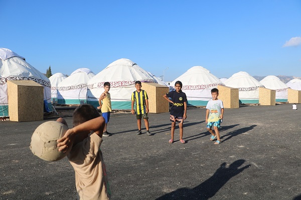 Foto - Görünümleriyle dikkat çekiyor! Depremzede vatandaşların yeni yuvası