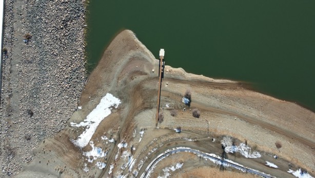 Foto - Göyne Barajı'nın endişelendiren görüntü