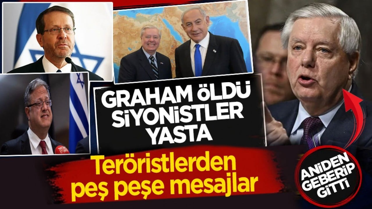 Graham öldü, Siyonistler yasta! Teröristlerden peş peşe mesajlar