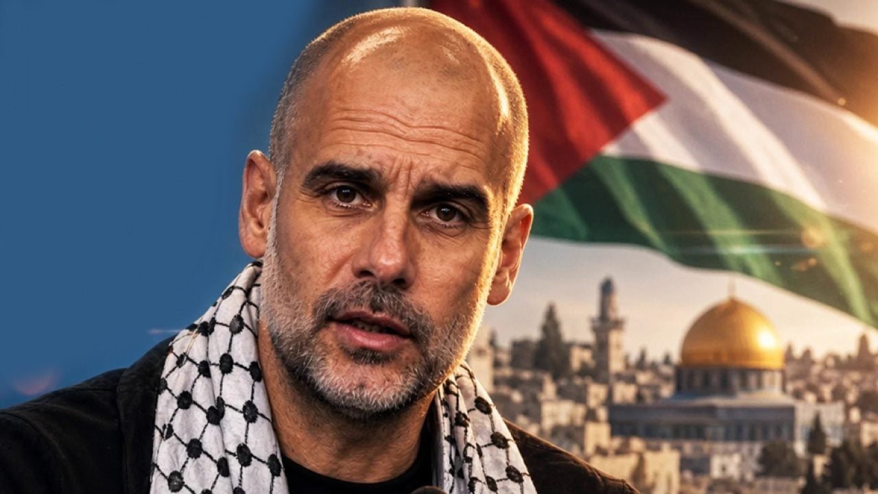 Foto - Guardiola’dan dünyaya Filistin dersi! Sessiz kalmak bir taraf tutma biçimidir