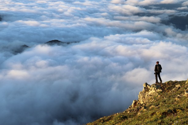 Gümüşhane’de eşsiz sis denizi manzarası