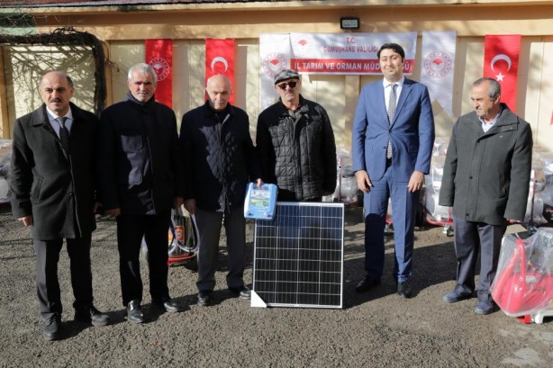 Foto - Gümüşhane'de üreticilere makine ve teçhizat desteği