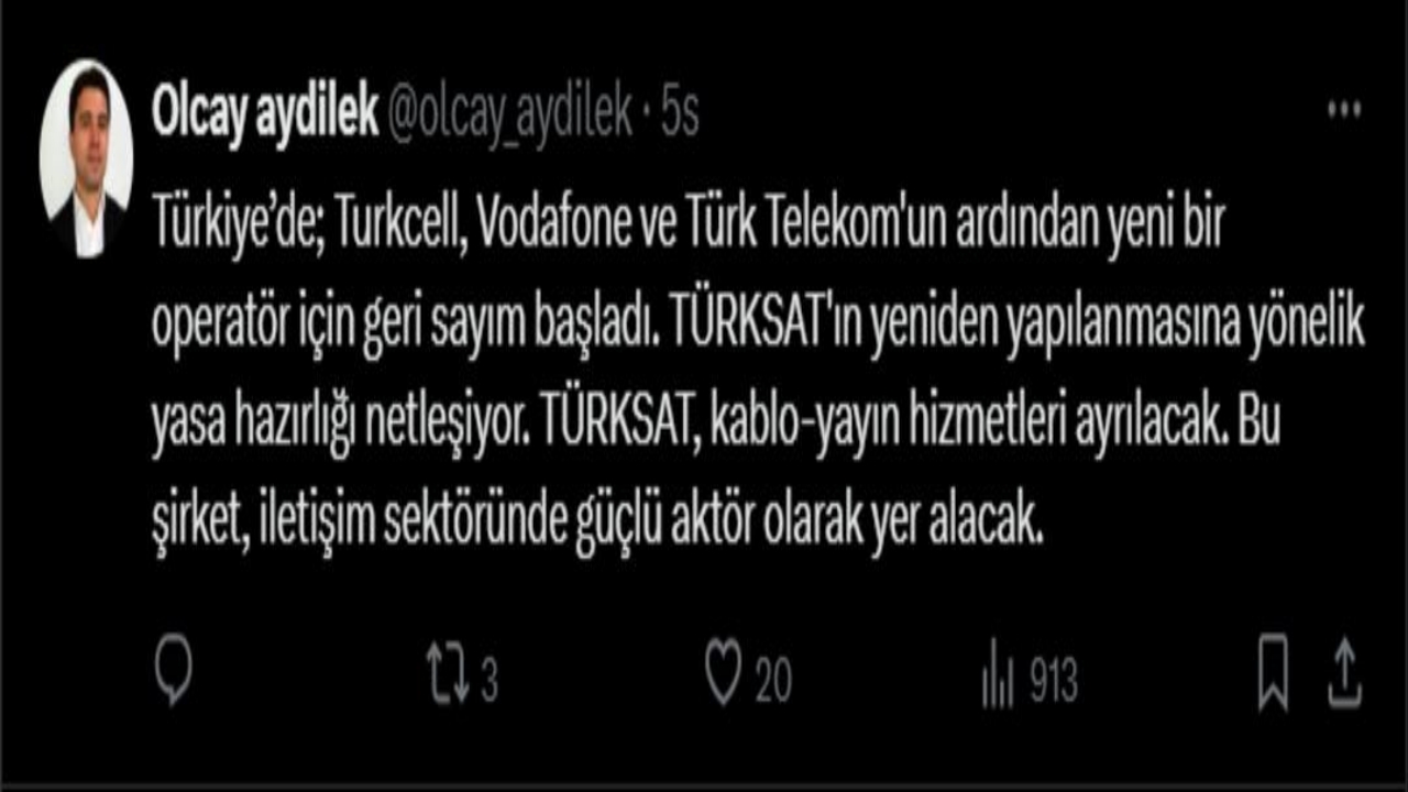 Foto - Gündeme bomba gibi düşen iddia! O ünlü firma kolları sıvadı! Turkcell, Vodafone ve Türk Telekom’dan sonra 4. operatör olacaklar! "Erdoğan" detayı dikkat çekti