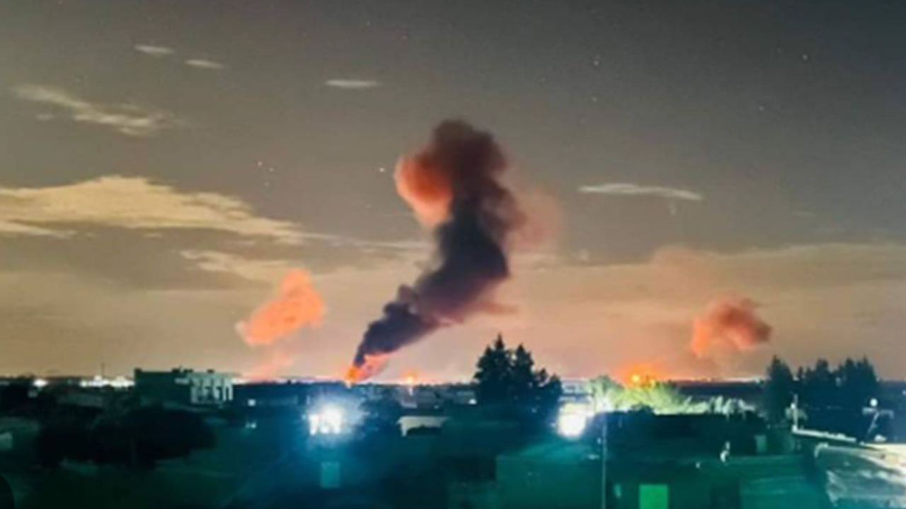 Foto - Gündemi sarsacak gelişme! Petrol tesisi vuruldu