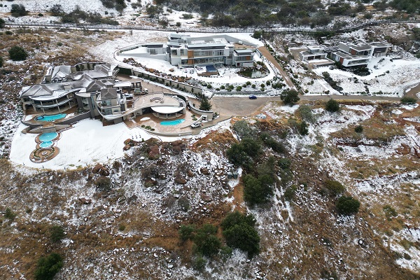 Foto - Güney Afrika beyaza büründü
