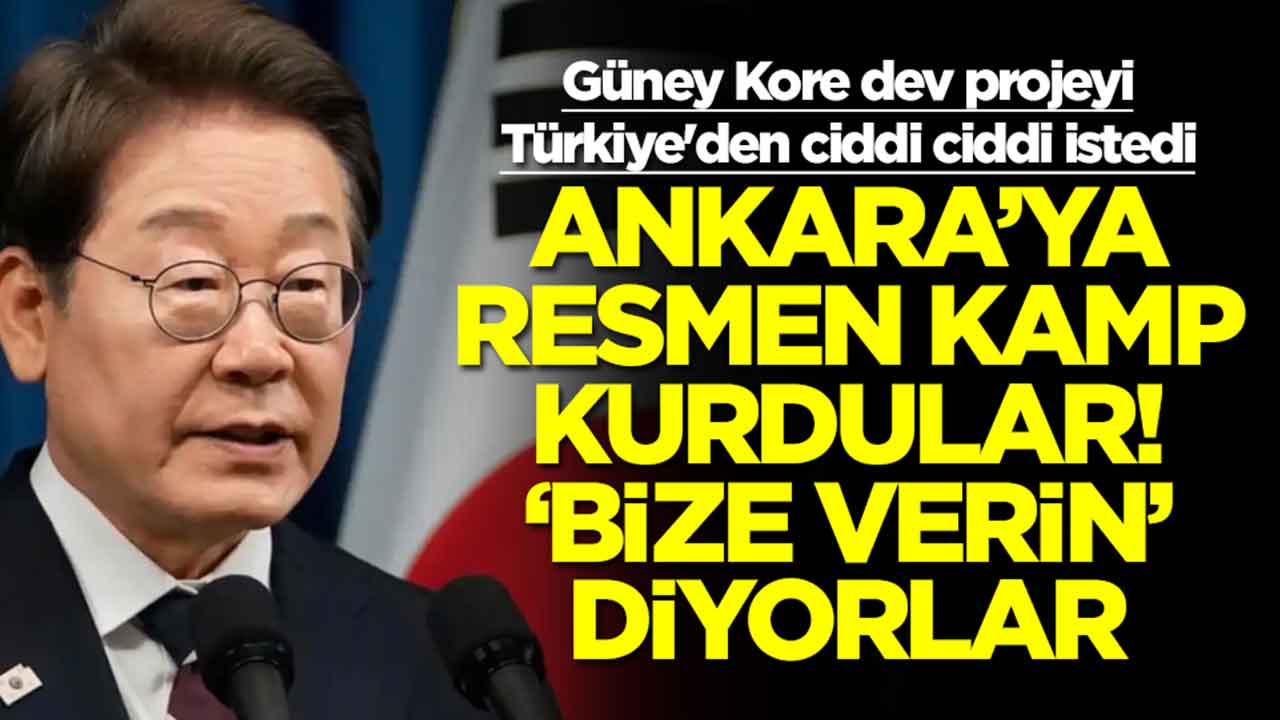 Güney Kore dev projeyi Türkiye'den ciddi ciddi istedi: Ankara'ya resmen kamp kurdular, 'bize verin' diyorlar