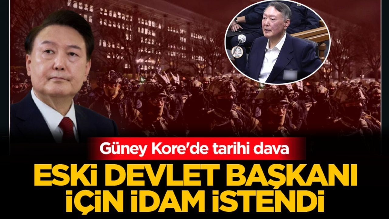 Güney Kore'de tarihi dava! Eski başkan için idam istendi