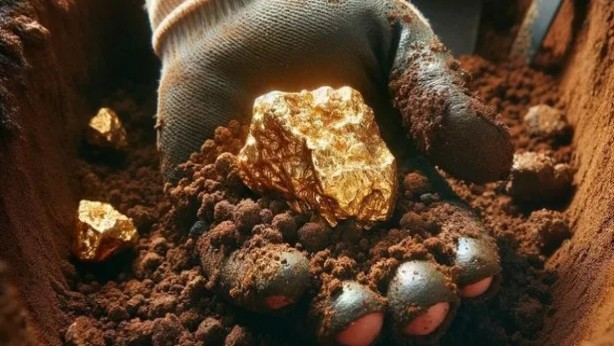 Foto - Günlerce dağ bayır dolaştı, sonunda külçe külçe altın buldu! "Bölgede 2 milyon kilo daha var" iddiası: Defineciler oraya akın etti 