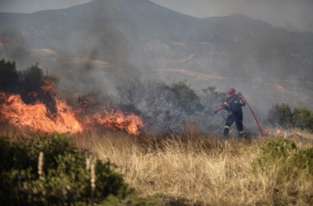 Foto - Günlerdir söndürülemedi: Yunanistan'da büyük orman yangını