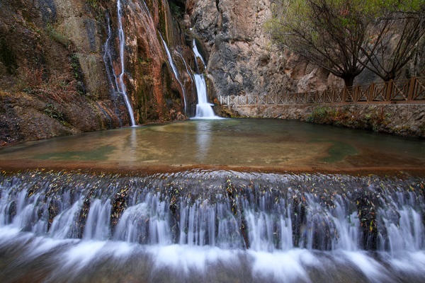 Foto - Günpınar Şelalesi’nde sonbahar güzelliği