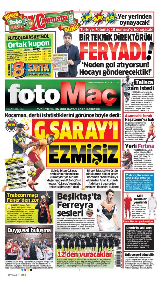 Foto - Günün gazete manşetleri (21 Mart 2018)