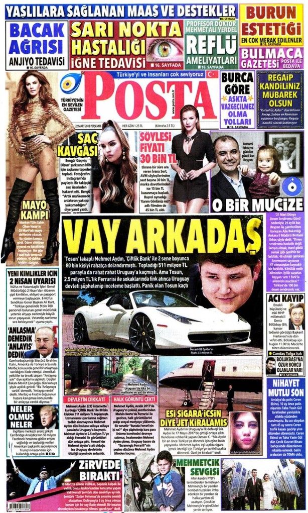Foto - Günün gazete manşetleri - 22 Mart 2018