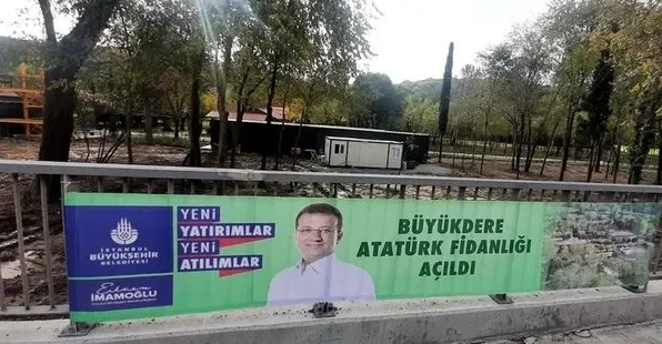 Foto - Günün İBB fıkrası: Hizmete açılan Büyükdere Atatürk Fidanlığı tekrar kapatıldı