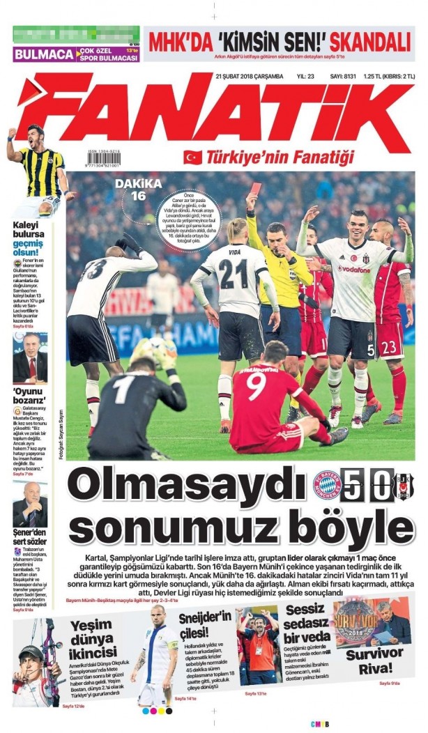 Foto - Günün spor gazete manşetleri (21 Şubat 2018)