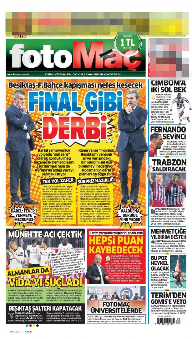 Foto - Günün spor gazete manşetleri (22 Şubat 2018)