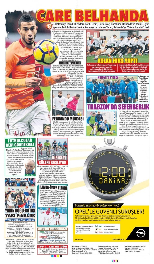 Foto - Günün spor gazete manşetleri (22 Şubat 2018)