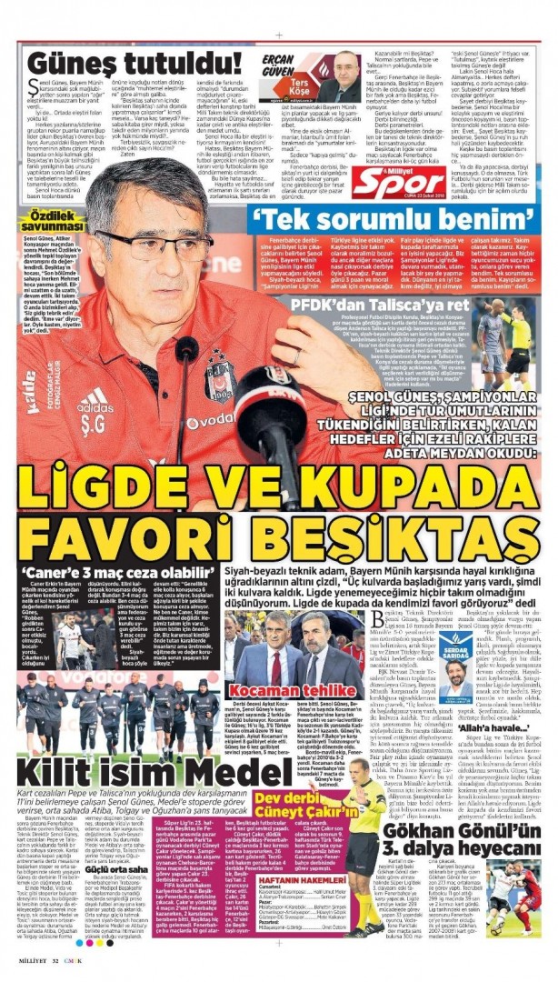 Foto - Günün spor gazete manşetleri (23 Şubat 2018)