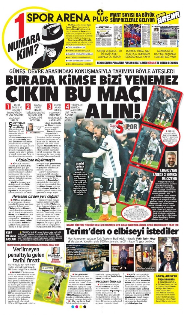 Foto - Günün spor gazete manşetleri (27 Şubat 2018)