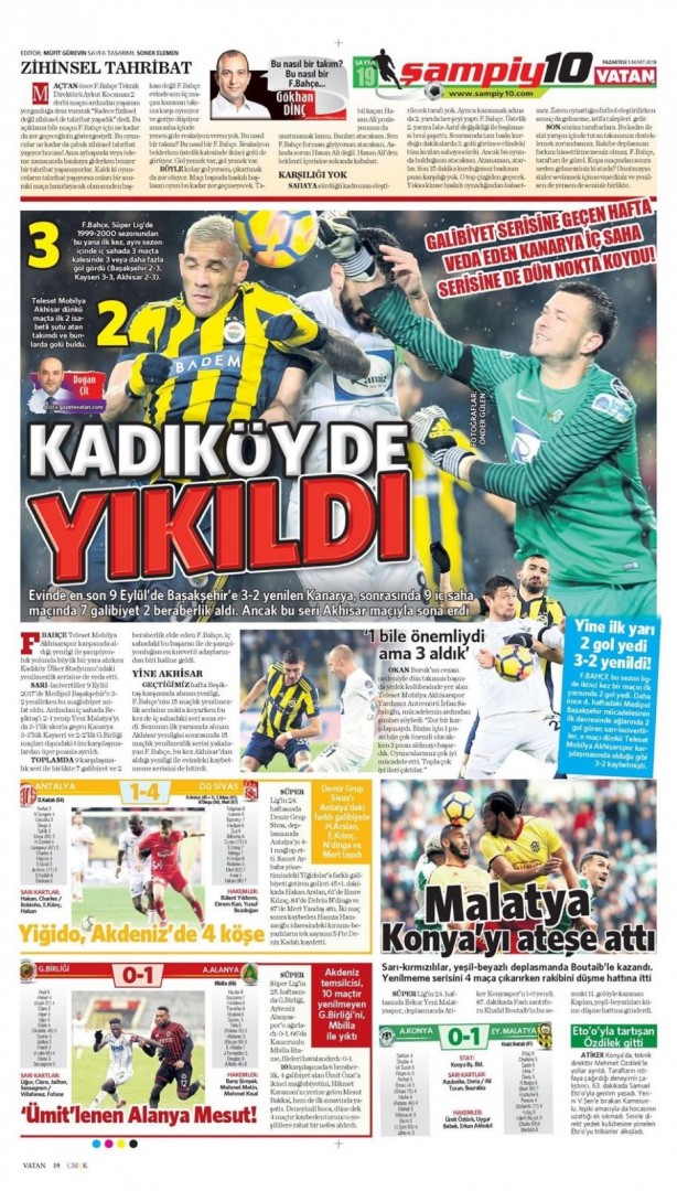 Foto - Günün spor gazete manşetleri (5 Mart 2018)
