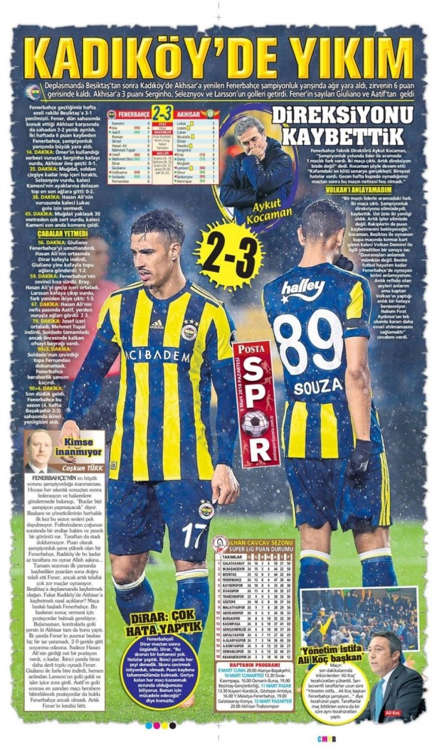 Foto - Günün spor gazete manşetleri (5 Mart 2018)