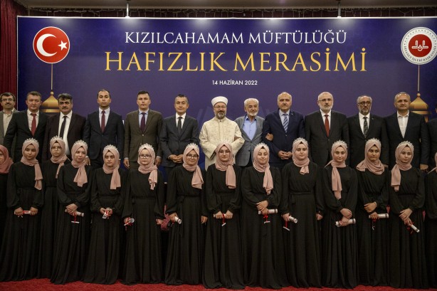 Foto - Gururlandıran tablo! Ali Erbaş'tan icazet programında önemli mesajlar