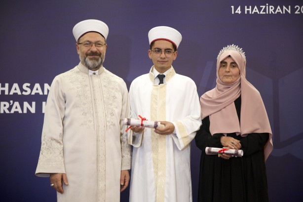 Foto - Gururlandıran tablo! Ali Erbaş'tan icazet programında önemli mesajlar