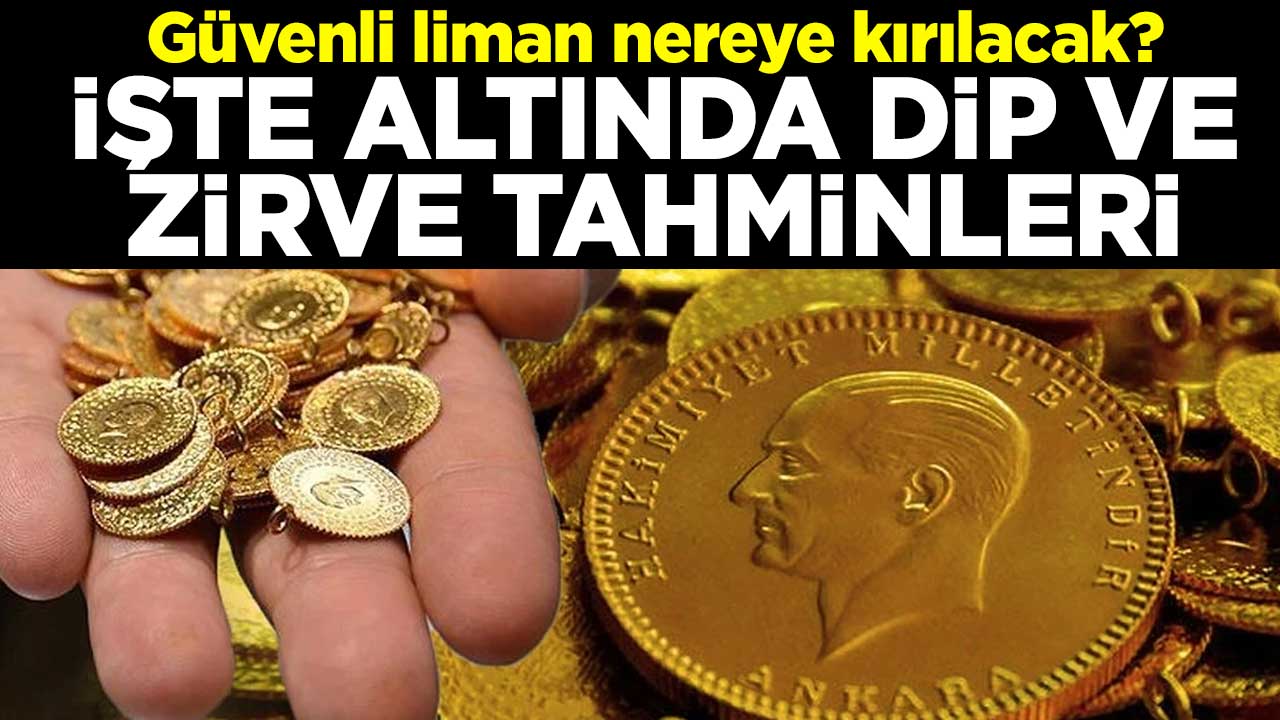 Güvenli liman nereye kırılacak? İşte altında dip ve zirve tahminleri