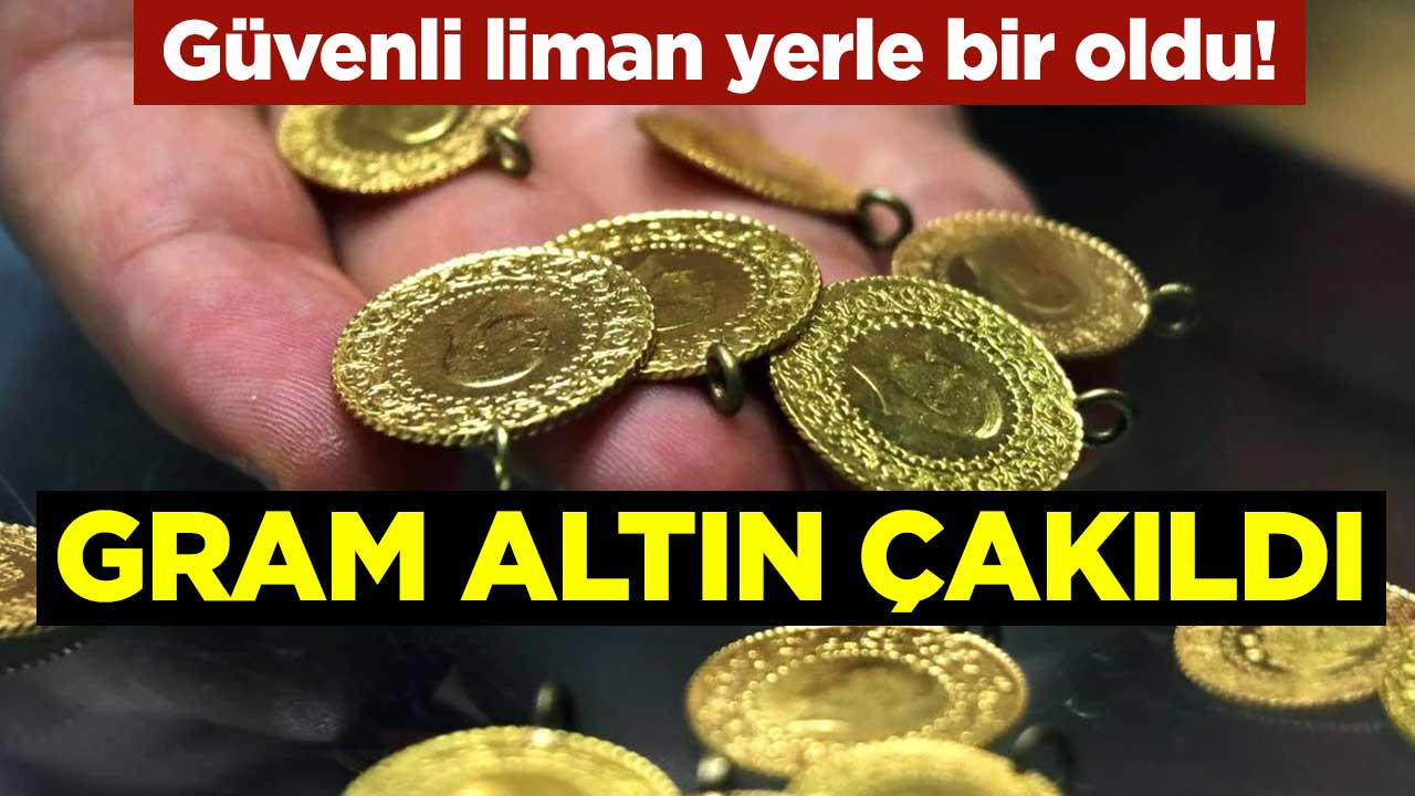 Güvenli limanı yerle bir oldu! Gram altın çakıldı