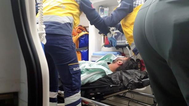 Habere giden muhabir intiharı engelledi!