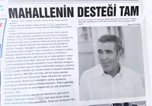 Habere yapılan yorumu beğenmeyen muhtar adayı dehşet saçtı!