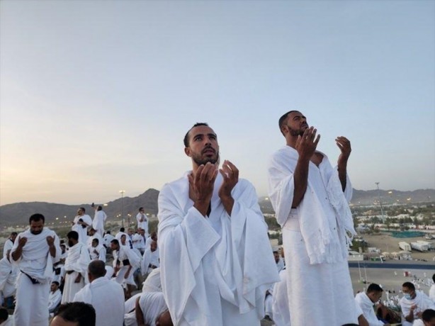Foto - Hacı adayları Arafat'a çıktı! Eller semaya açıldı