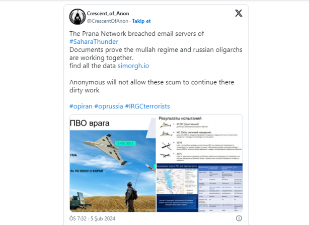 Foto - Hacker grubu verilere sızıp belgeleri yayımladı! Gizli İHA ticareti ortaya çıktı