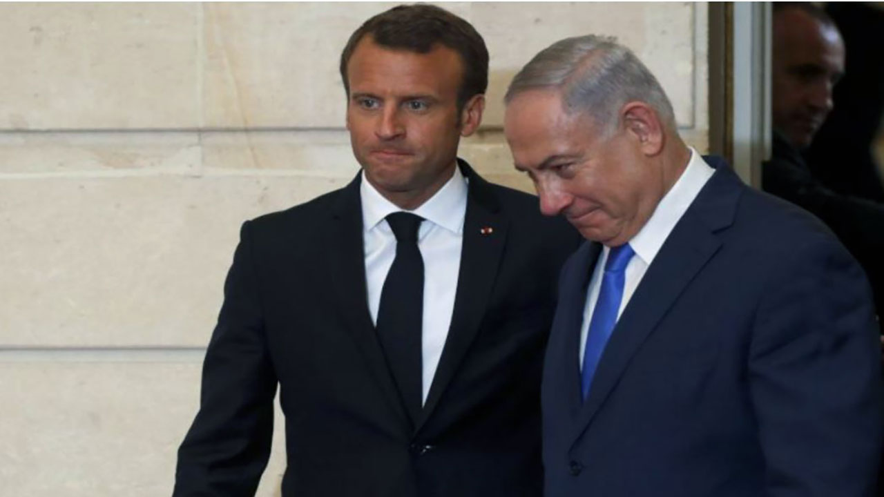 Haçlı Fransa çıkarları söz konusu olunca Katil İsrail'e tepki gösterdi!