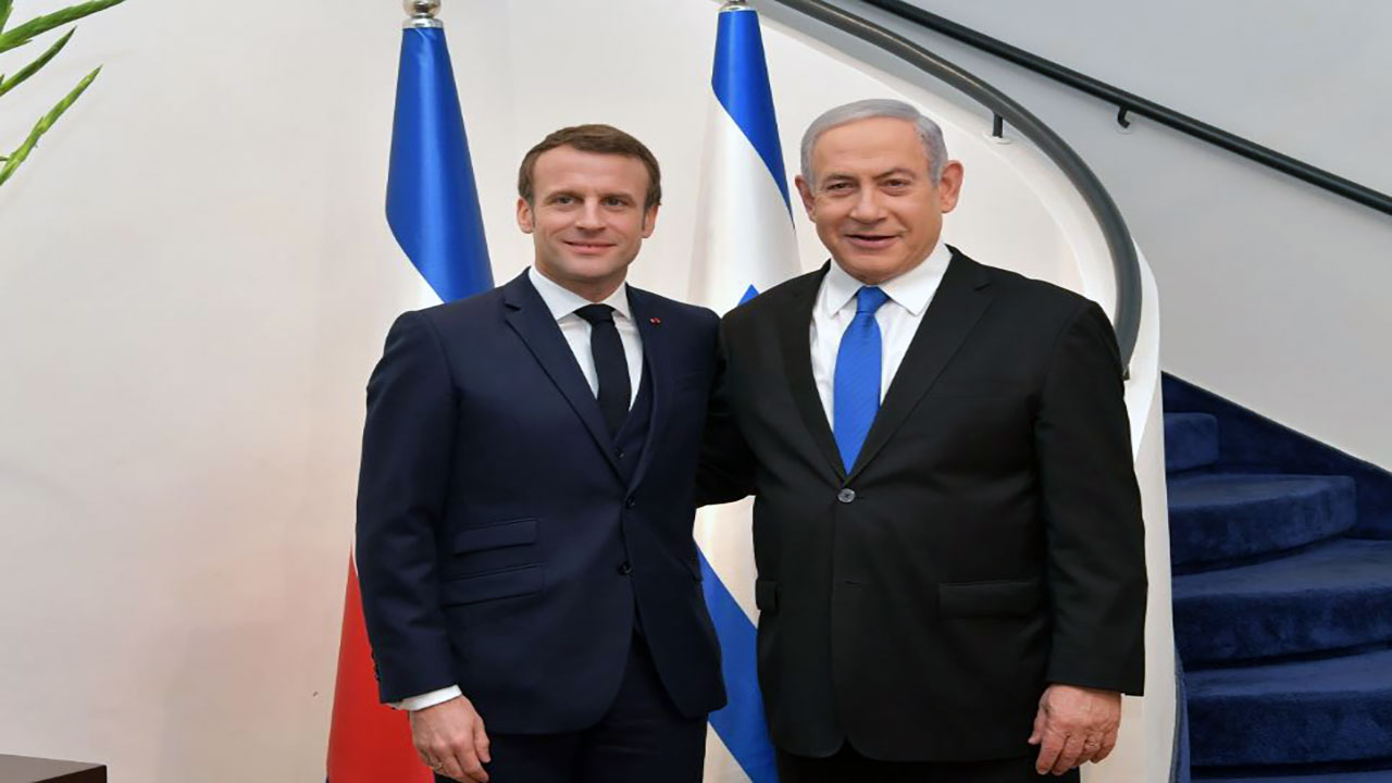 Foto - Haçlı Fransa çıkarları söz konusu olunca Katil İsrail'e tepki gösterdi!