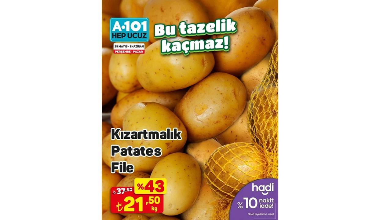 Foto - Hafta sonu indirimler bomba gibi geliyor! A101’de 31 Mayıs - 1 Haziran indirimleri yayımlandı