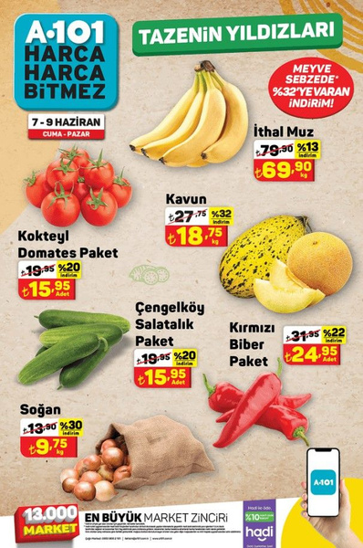 Foto - Haftanın yıldızları belli oldu! A101’de 1 alana 1 bedava kampanyası