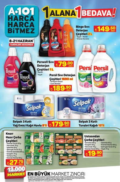 Foto - Haftanın yıldızları belli oldu! A101’de 1 alana 1 bedava kampanyası