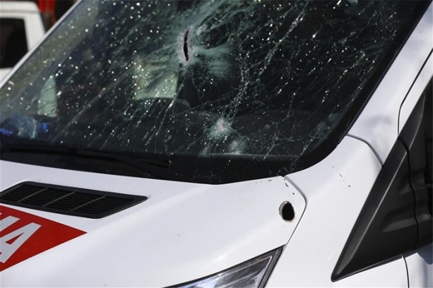 Foto - Hainler ambulansları hedef almışlar!